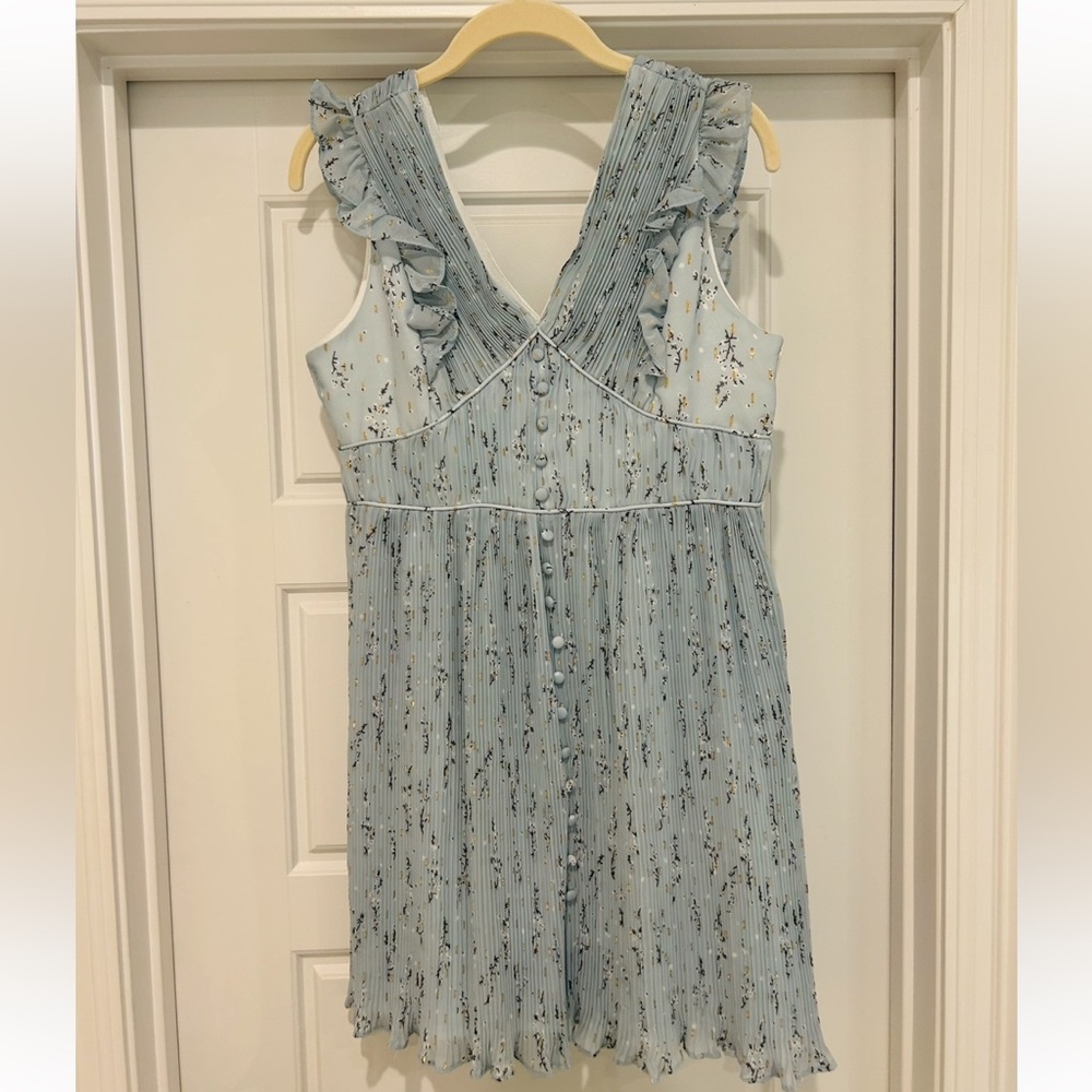 Avantlook Light Blue Floral Dress